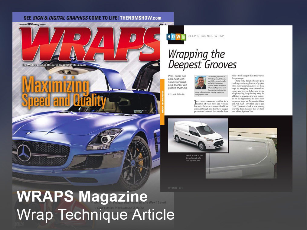 WRAPS Magazine Wrap Technique Article
