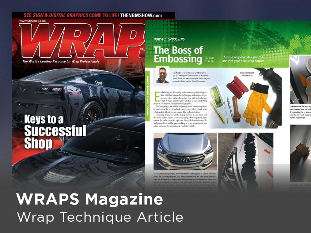 WRAPS Magazine Technique Article