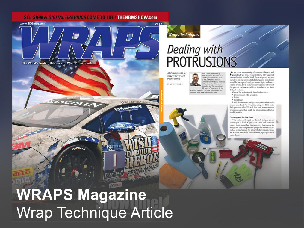 WRAPS Magazine Technique Article